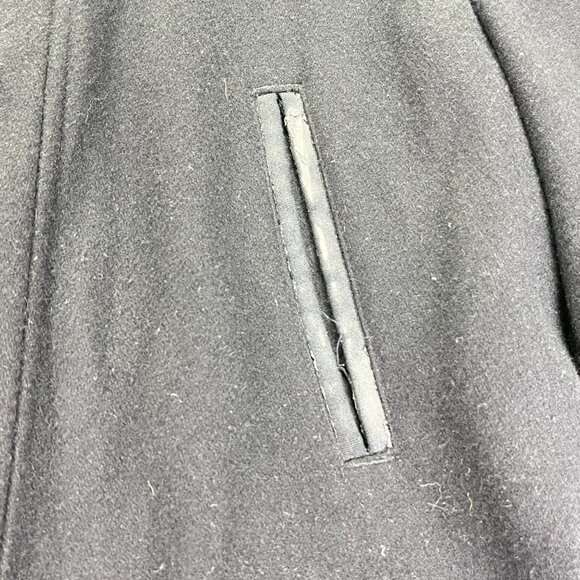 Kenneth Cole Mens Wool Blend Jacket Coat Black Size S - Picture 2 of 15